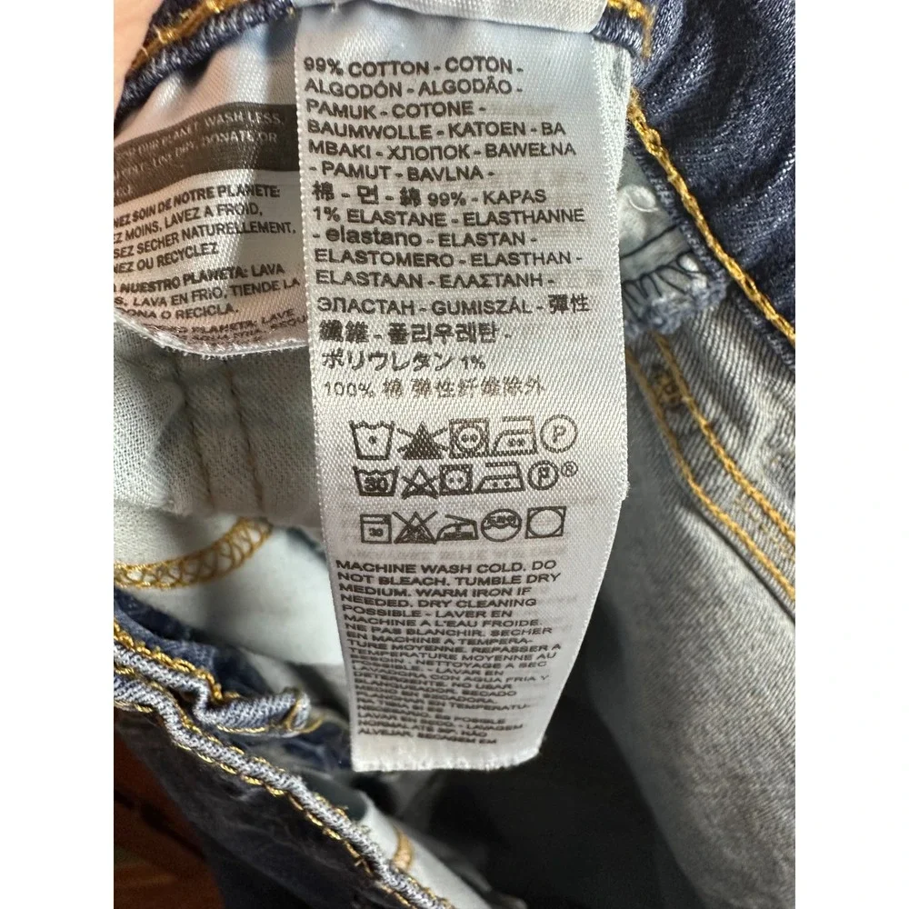 Levi's 505 Jeans Mens‎ 40x32 Blue Regular Straight Leg Denim Zip Fly Dark Wash